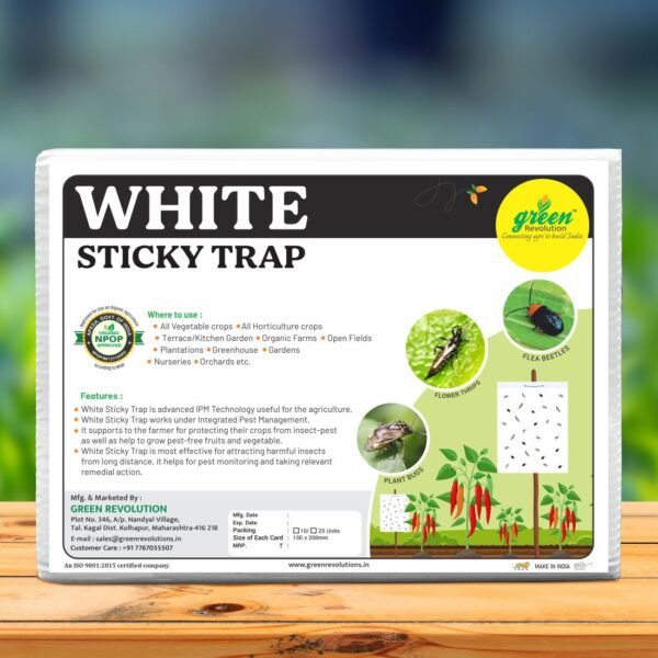 Eco White Sticky Trap – A5 Size (150mm x 200mm) | Pack of 10 - Image 1