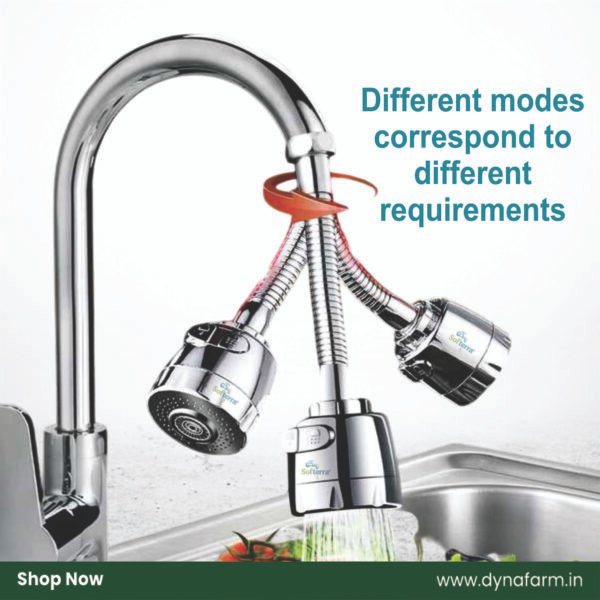 Softerra FlexiFlow™ - 360° Flexible Tap Extender + Water-Saving Nozzle - Image 9