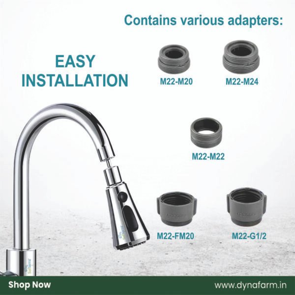 Softerra AeroFlow™ – Tap Extender & Water-Saving Nozzle - Image 6