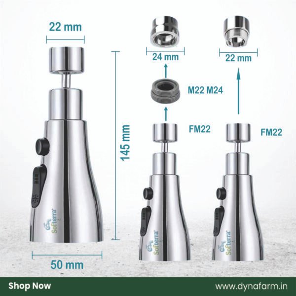 Softerra AeroFlow™ – Tap Extender & Water-Saving Nozzle - Image 7