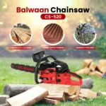 Balwaan CS‑520 Chainsaw | 52 cc 2‑Stroke Petrol Engine, 18 Inch Guide Bar - Image 7