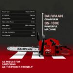 Balwaan BS‑180E Eco Chainsaw | 58 cc 2‑Stroke Engine, 18″ Guide Bar, Pocket-Friendly Power - Image 5