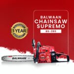 Balwaan BS‑280 Supremo Chainsaw | 62 cc 2‑Stroke Engine, 18″ Guide Bar, Free Sharpening Kit & 2T Oil - Image 5