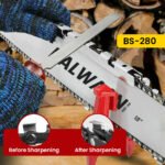 Balwaan BS‑280 Supremo Chainsaw | 62 cc 2‑Stroke Engine, 18″ Guide Bar, Free Sharpening Kit & 2T Oil - Image 6