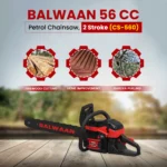 Balwaan CS‑560 Supremo Chainsaw | 56 cc 2‑Stroke Engine, 22 Inche Guide Bar - Image 7
