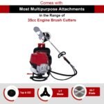 Balwaan 35cc Backpack Brush Cutter (BX-35B | 2-Stroke Engine, Crop & Grass Cutter with Multiple Blades) - Image 3