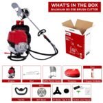 Balwaan 35cc Backpack Brush Cutter (BX-35B | 2-Stroke Engine, Crop & Grass Cutter with Multiple Blades) - Image 8