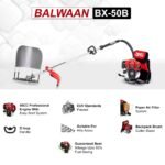 Balwaan BX‑50B Back-Pack Brush Cutter (50cc, 4-Stroke Petrol Operated Crop Cutter Machine, Crop cum Grass Cutter, Heavy Duty Engine) - Image 3