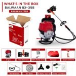 Balwaan BX‑35ST Side-Pack Brush Cutter with Tiller Attachment (35 cc, 2‑Stroke Engine, Dual-Function: Grass Cutting & Soil Tilling) - Image 6