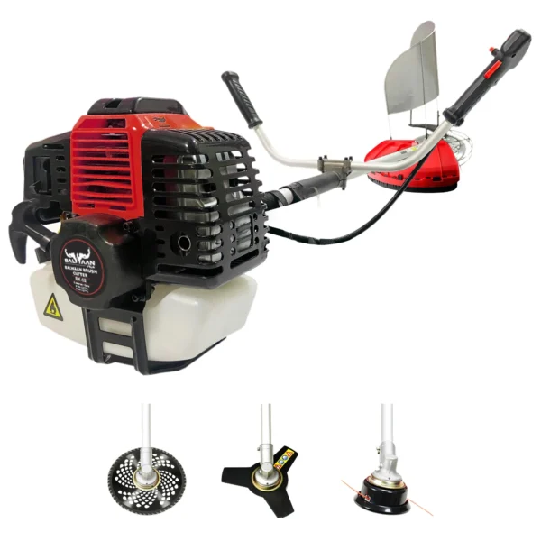 Balwaan BX‑52 Side Pack Brush Cutter (52cc, 2-Stroke Engine, Heavy-Duty Agriculture Use) - Image 2