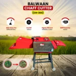 Balwaan CH-300 Chaff Cutter with 3HP Motor (600 kg/hr Output, 4‑Blade Cutter,2800 RPM, Compact Design for Small Dairy Farms)  - Image 5
