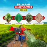 Balwaan CH-300 Chaff Cutter with 3HP Motor (600 kg/hr Output, 4‑Blade Cutter,2800 RPM, Compact Design for Small Dairy Farms)  - Image 4