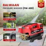 Balwaan PW‑400 High Pressure Washer (1800W, Heavy Duty) – Electric Power Washer for Car, Bike, Home & Outdoor Cleaning - Image 14