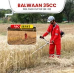 Balwaan BX‑35 Side Pack Brush Cutter (35cc, 2-Stroke, Crop/Grass Cutter with 3 Attachments) - Image 8