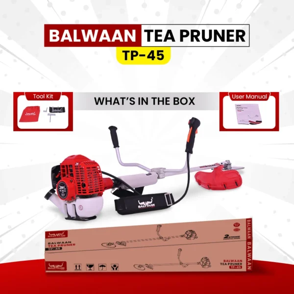 Balwaan TP‑45 Tea Pruner | 41.5 cc 2-Stroke Engine, 100‑Teeth Carbide Blade - Image 2