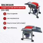 Balwaan CH-120 Chaff Cutter with 2HP Motor (4 Blades, 1440 RPM, Compact Design for Small Dairy Farms) - Image 4