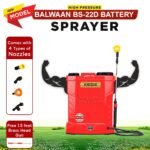 Balwaan BS‑22D | Double Motor Battery Sprayer |12x12 Battery, High Pressure up to 20 ft, 20L Knapsack Spray Pump - Image 3