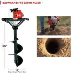 Balwaan BE-63 Earth Auger with 8 & 12 inch Planter | 63 cc 2 Stroke Powerful Heavy Duty Petrol Engine | Suitable for Digging Holes, Plantation & Fencing Purpose - Image 6