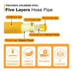 Neptune 8.5 mm 5‑Layer Heavy Duty PVC Hose Pipe – 50 Metre & 100 Metre | Flexible, Durable, High-Pressure Water Hose - Image 6