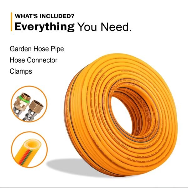 Neptune 8.5 mm 5‑Layer Heavy Duty PVC Hose Pipe – 50 Metre & 100 Metre | Flexible, Durable, High-Pressure Water Hose - Image 2