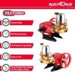 Neptune HTP Tractor Mounted Sprayer – Silver, Gold & Gold Plus (High Pressure Triplex Cylinder Pump for Agriculture, Tractor PTO Operated) - Image 5