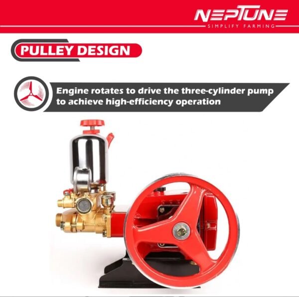 Neptune HTP Tractor Mounted Sprayer – Silver, Gold & Gold Plus (High Pressure Triplex Cylinder Pump for Agriculture, Tractor PTO Operated) - Image 3