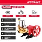 Neptune HTP Tractor Mounted Sprayer – Silver, Gold & Gold Plus (High Pressure Triplex Cylinder Pump for Agriculture, Tractor PTO Operated) - Image 6
