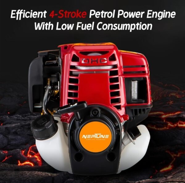 Neptune PS‑50 Portable Trolley Power Sprayer (26 cc 2‑Stroke Petrol Engine, 50 L Tank, 6–8 L/min Flow) - Image 8