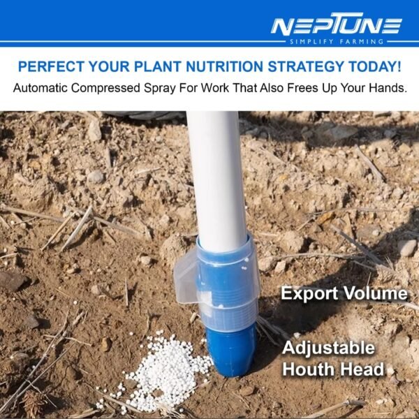 Neptune Backpack Double‑Head Manual Fertilizer Dispenser (20 L Tank, Ergonomic Design) - Image 4