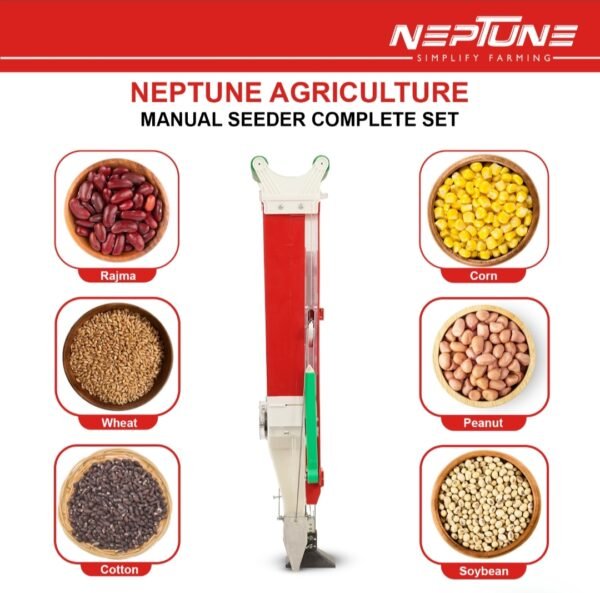 Neptune Manual Seeder – Single‑Barrel & Double‑Barrel Seeder (Seed + Fertilizer) - Image 3