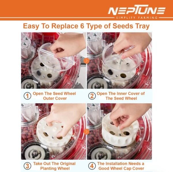 Neptune Manual Seeder MS‑12T (Hand-Operated, 12‑Teeth Roller Seeder) - Image 6