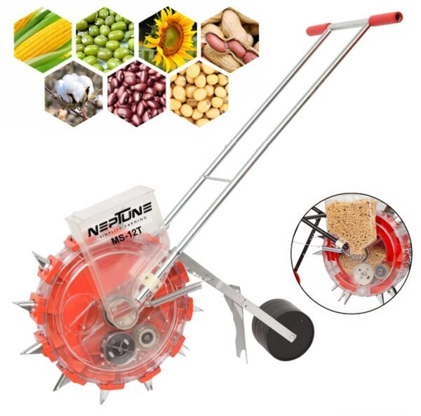 Neptune Manual Seeder MS‑12T (Hand-Operated, 12‑Teeth Roller Seeder) - Image 2