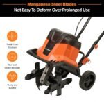 Neptune NC-40B Cordless Electric Garden Tiller Cultivator (11-Inch, 2x20V Lithium Battery, 4Ah, with Charger) – Ideal for Soil Loosening & Garden Beds - Image 6