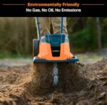 Neptune NC-40B Cordless Electric Garden Tiller Cultivator (11-Inch, 2x20V Lithium Battery, 4Ah, with Charger) – Ideal for Soil Loosening & Garden Beds - Image 7