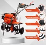 Neptune NWP‑170 Petrol Power Weeder (5 HP, 2‑Forward + 1‑Reverse, 92 cm Cultivation Width) - Image 4