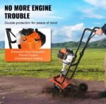 Neptune NC‑52T 52 cc 2‑Stroke Petrol Mini Tiller (25 cm Width, 10–12 cm Depth) - Image 6