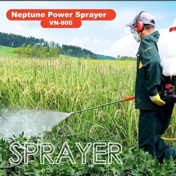Neptune VN‑900 4-Stroke Knapsack Power Sprayer (35cc Petrol Engine, Brass Pump, 50 PSI, High Pressure) - Image 9