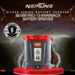 Neptune Silver Pro-13 Knapsack Battery Sprayer – 12V 12AH | 18L Tank | High Pressure | For Agriculture & Garden Use - Image 4