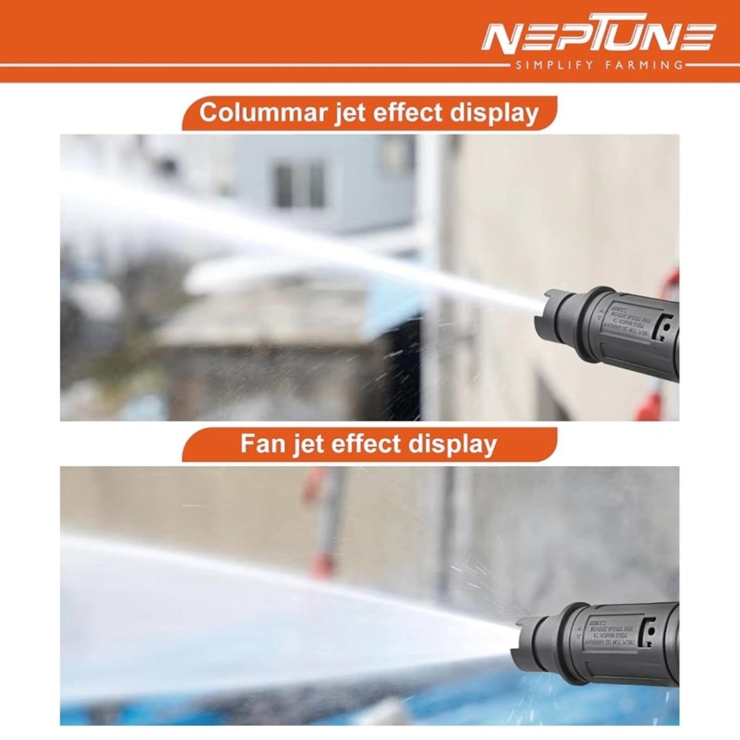 Oplus_16777216 Neptune High Pressure Car Washer NPW‑1000FX (2000 W Motor, 140 Bar Pressure, 12 L/min Flow, 6 m Hose, Angle‑Adjustable Nozzle) - Image 5