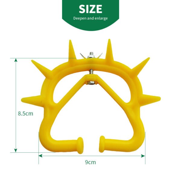 Cow Nose Pin – Plastic & Steel Restraining Ring for Cattle & Bulls - Image 2