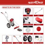 Neptune BC‑360 35cc 4‑Stroke Side-Pack Brush Cutter (Petrol Engine, Loop Handle, Heavy-Duty) - Image 8