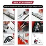 Neptune BPK‑360 4‑Stroke Backpack Petrol Brush Cutter (35 cc Engine, Loop Handle, Heavy‑Duty) - Image 7