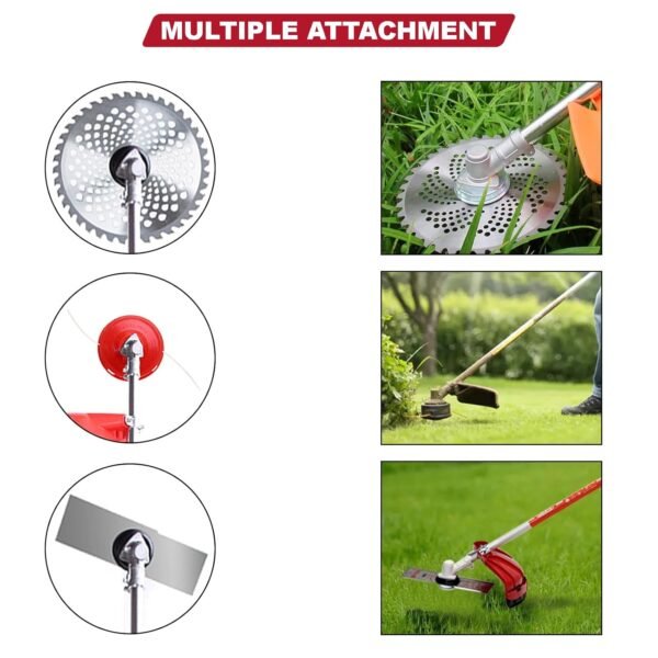 Neptune BPK‑360 4‑Stroke Backpack Petrol Brush Cutter (35 cc Engine, Loop Handle, Heavy‑Duty) - Image 8