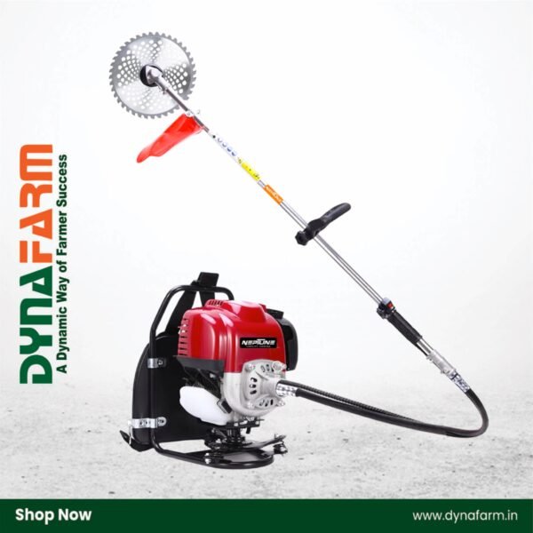 Neptune BPK‑360 4‑Stroke Backpack Petrol Brush Cutter (35 cc Engine, Loop Handle, Heavy‑Duty) - Image 1