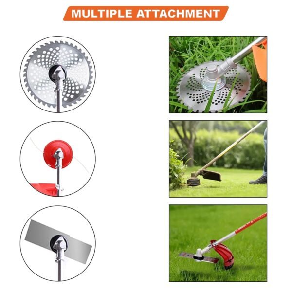 Neptune 52cc Backpack Petrol Brush Cutter (2‑Stroke Engine, Loop Handle, Heavy-Duty) - Image 9