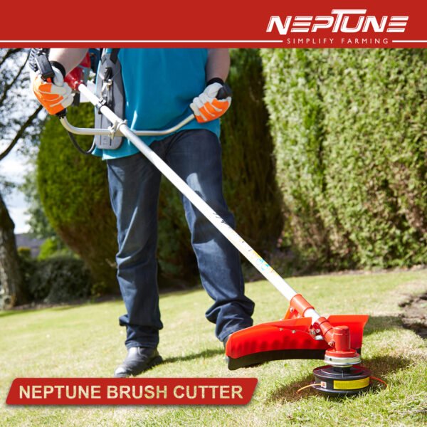 Neptune BC‑520 52cc Side-Pack Petrol Brush Cutter (2‑Stroke Engine, Loop Handle, Heavy-Duty Performance) - Image 6