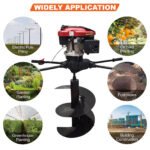 Neptune AG‑173 Double‑Person Earth Auger (173cc 4-Stroke Petrol Engine, 12″ Drill Bit) - Image 4