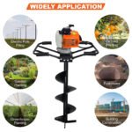 Neptune AG‑63 Double‑Person Petrol Earth Auger (63cc 2‑Stroke Engine, 10″ Drill Bit) - Image 7