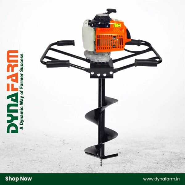 Neptune AG‑63 Double‑Person Petrol Earth Auger (63cc 2‑Stroke Engine, 10″ Drill Bit) - Image 1