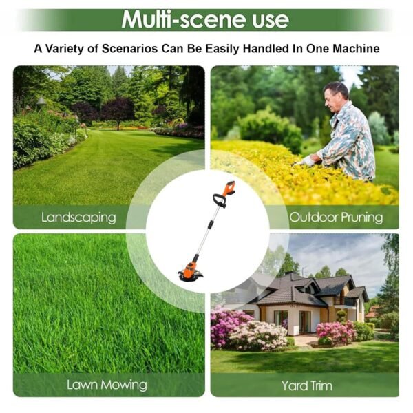 Neptune GT‑20 2‑in‑1 Cordless Grass Trimmer & Brush Cutter (2000 mAh Li‑ion, 26 cm Cutting, Telescopic Handle) - Image 10